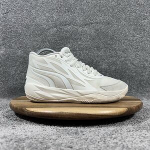 Puma MB.02 Whispers LaMelo Ball Youth Size 5 White Basketball Shoes Used